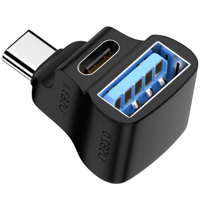 USB C Splitter USB C to USB 2.0 USB C 20Gbps PD100W 4K60Hz Extensions Adapter for HDTV Disk Keyboard Mouse Support Steam Deck Cooling and Charging at The Same time
