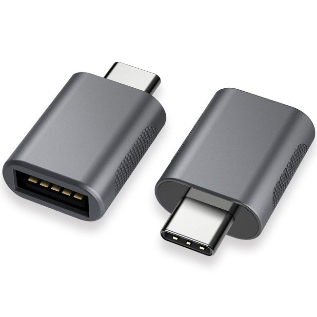 USB-C to USB 3.0 Adapter Thunderbolt 4/3 to USB Female OTG for MacBook 2025 iPad 2025 Samsung More Type-C Devices