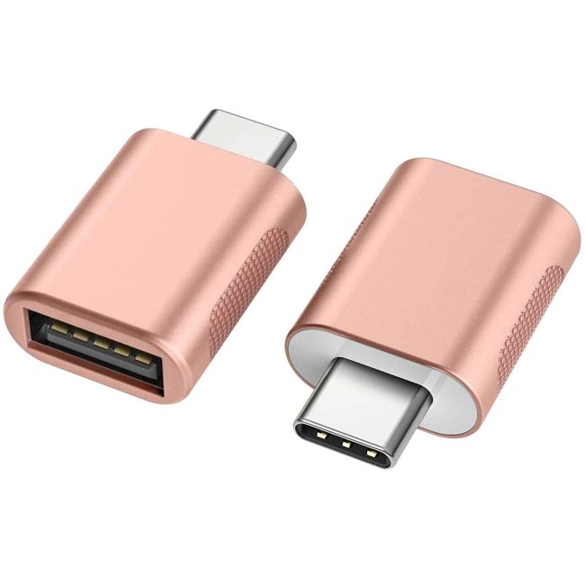 USB-C to USB 3.0 Adapter Type-C to USB Thunderbolt 3 to USB Female Adapter OTG for MacBook Pro 2019 MacBook Air 2020 iPad Pro 2020 More Type-C Devices