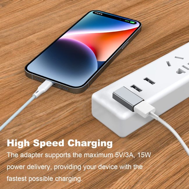 90 Degree USB 3.0 Adapter Left and Right Angle USB A Male to Female Converter Extender for PC Laptop USB A Charger Power Bank and More