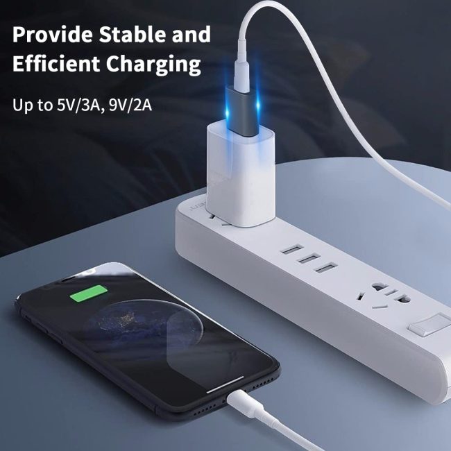 10Gbps USB C to USB Adapter 3.1 Gen 2 USB C Female to USB Male Adapter Double-Sided SuperSpeed Data Sync & Charging OTG Converter Connector for Laptop PC Power Bank